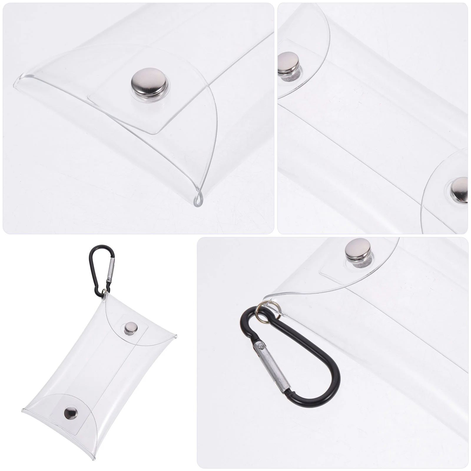 Прозрачный кошелек для монет, дорожный кошелек, детский маленький милый кошелек для бальзамов для губ, смена для детей, губная помада