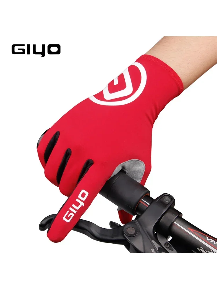 AliExpress Cycling Gloves Full Fingers Touch Screen Anti-slip Women Men MTB Road Bicycle Gloves for Spotrs Gym