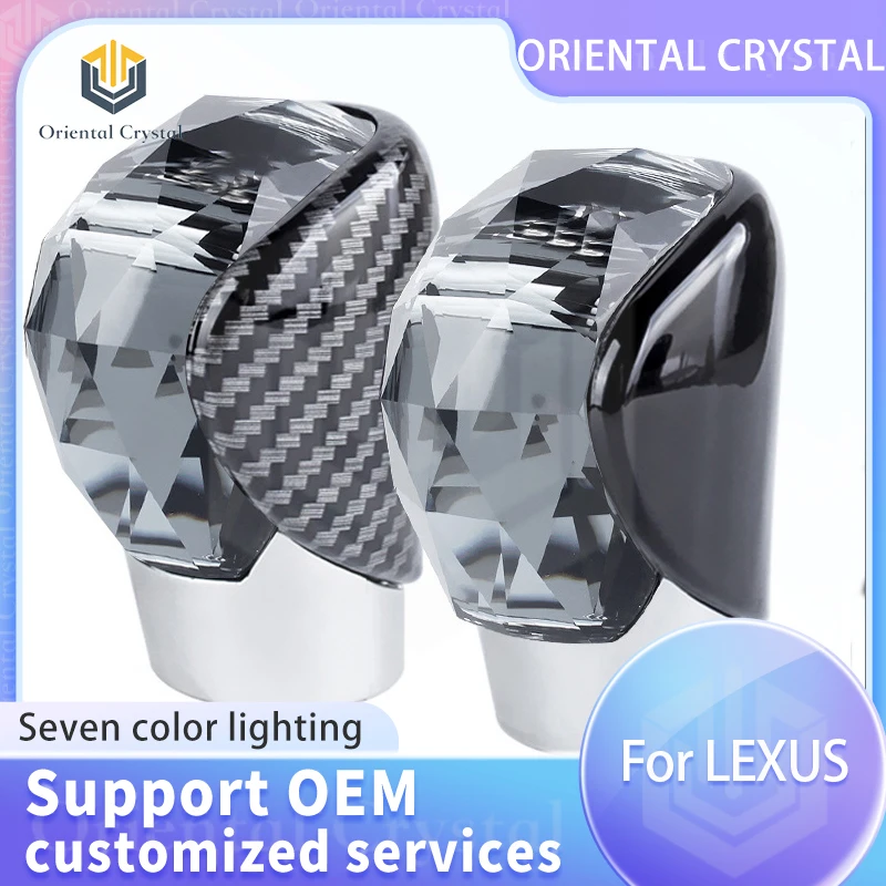 

LED Crystal Gear Shift Knob Car Accessories Modification for Lexus NX RX ES IS Nx200t Rx300 Automatic Luminous Gearbox Gear Hand