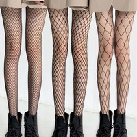 Nylons Fishnet Tights Pantyhose Netting Stockings Leggings For Women Mesh Tights Sexy Fishnet Stockings Lingerie White Black