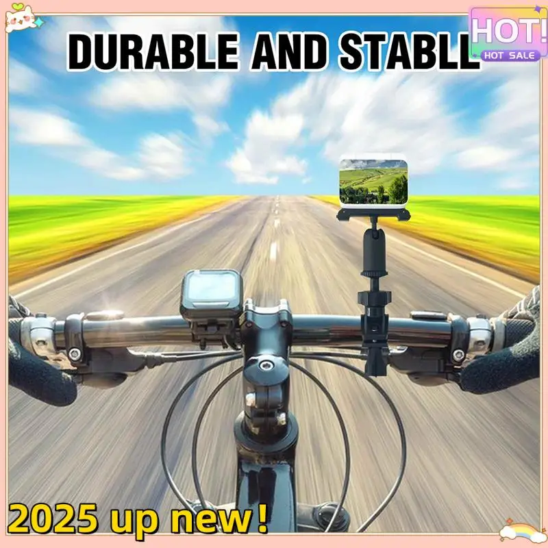 Classy-Bike 스포츠 카메라 클램프 마운트 홀더 클립 자전거 Insta360 GO3 액션 카메라 용 360도 회전 브래킷