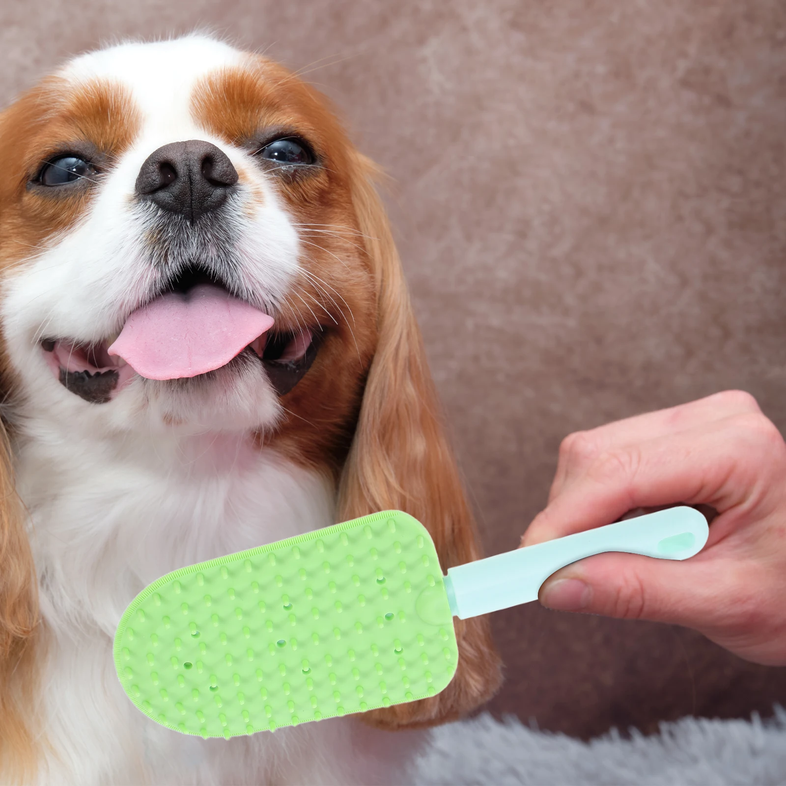 

2Pcs Double Sided Pet Grooming Comb Gentle Detangling Massaging Portable Dogs Cats Hair Removal Tool Puppy Massager