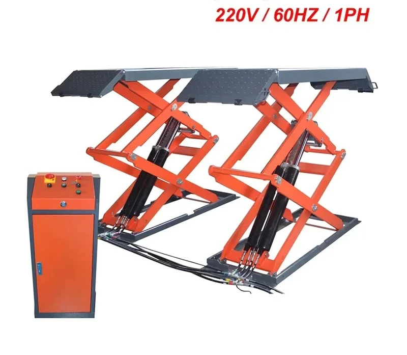 -Workshop Direct Factory Portable Automatic Hydraulic Customization Ultra Thin Small Tyre Scissor Car Lift For Sale