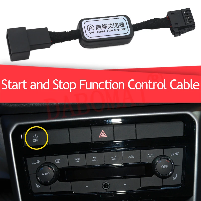 

Система автоматического запуска/остановки двигателя (Start-Stop) для Volkswagen VW T-Cross 2019-2024, комплект для отключения/включения, Plug and Play