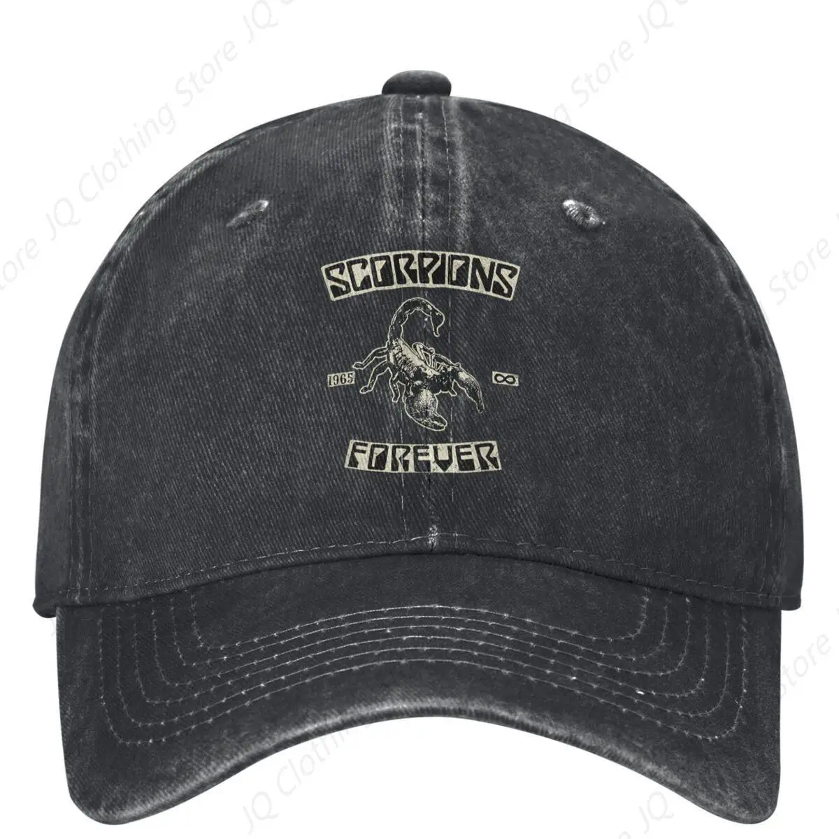 Scorpions Forever Since 1965 Baseball Cap y2k Retro Unisex Men Trucker Hat Sunscreen Running Hippie Baseball Caps Gift