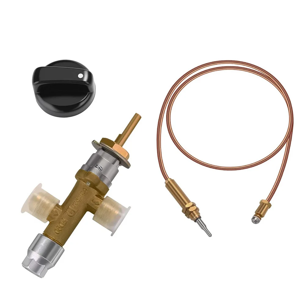 Bronze Silver Black Gas Stove Control Kit Optimal Safety Stoves And Grills Sturdy Construction Thermocouple Included