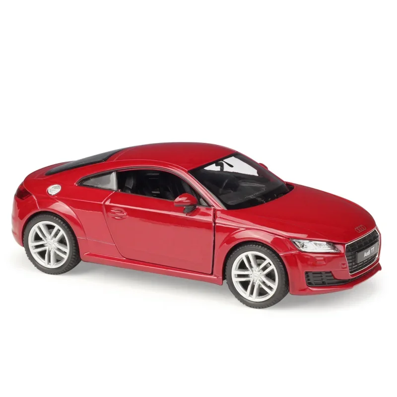 WELLY Diecast 1:24 Scale Simulator Model Car 2014 Audi TT Coupe Toy Vehicle Metal Alloy Toy Car For Boy Children Gift Collection