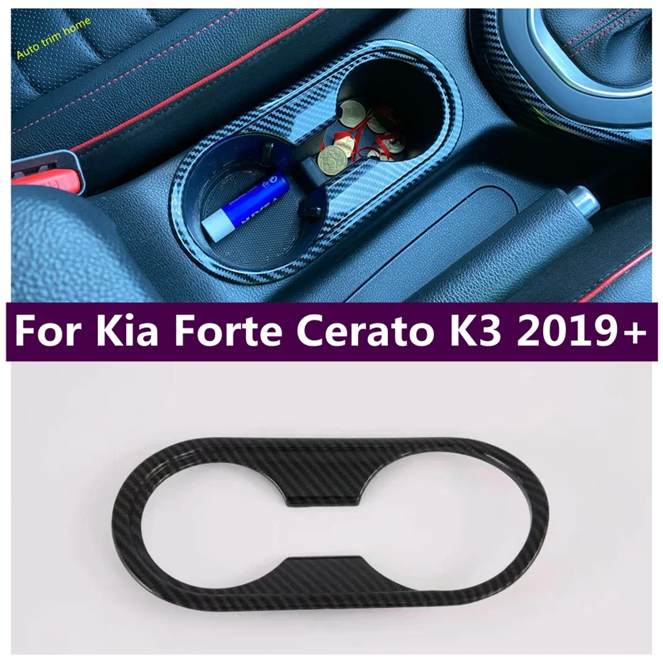 

Car Front Center Console Water Cup Drink Holder Decoration Frame Cover Trim For Kia Forte Cerato K3 2019 - 2023 Car Accessories