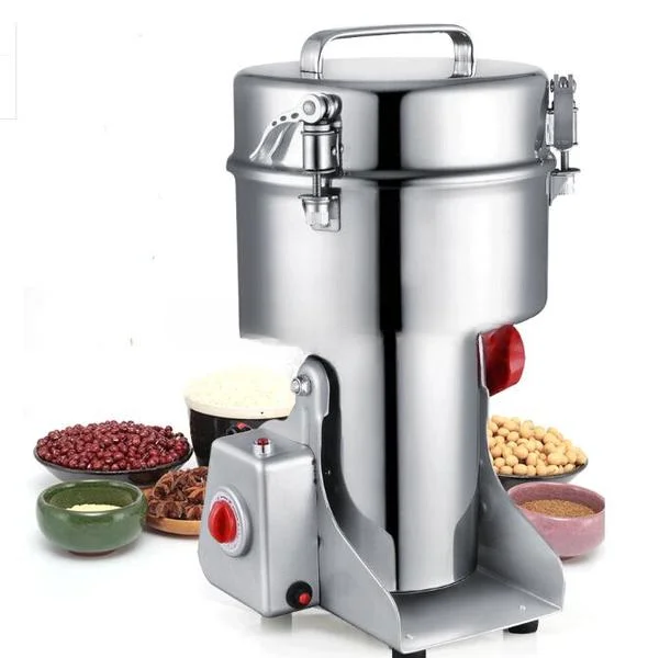 Grain Coffee Rice Red Chili Corn Sesame Soybean Pepper  Grinder Pulverizer Powder Machine