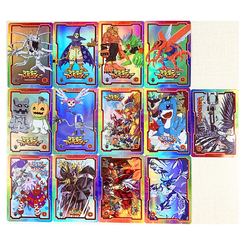 

13pcs/set Digimon Digital Monster Toys Hobbies Hobby Collectibles Game Collection Anime Cards