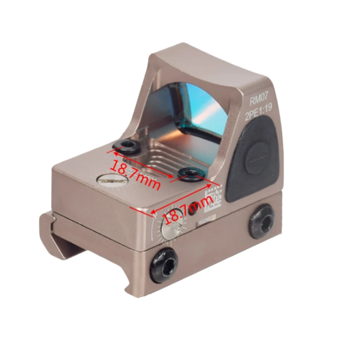 الولايات المتحدة التكتيكية تريجي RM نطاق البصر الأحمر مع 20 مللي متر لوحة قاعدة جبل صالح مسدس G17 19 الصيد الملحقات