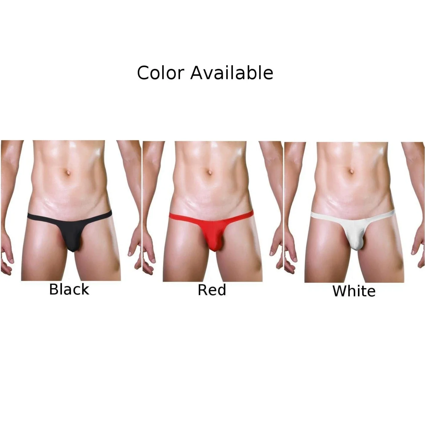 New Men Jockstrap Panties Low-Rise Thin Pouch G String Sexy Open Butt Thong Lingerie Enhance T-Back Thong Underwear Lingerie