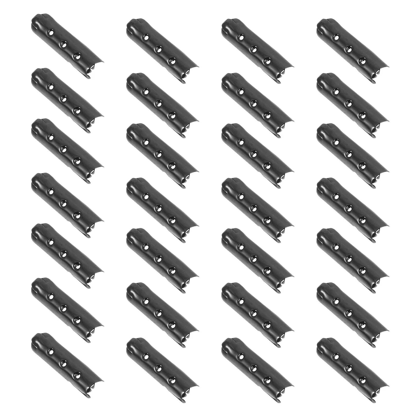 

200 шт. металлических наконечников для шнурков (цвет оружейной стали) для кроссовок, ботинок, а также для шнурков утепленных курток