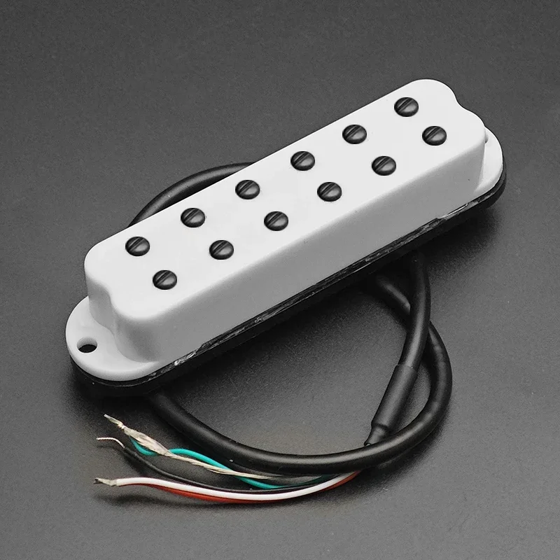 

Mini Humbucker ST Single Coil Pickup Size 9K 4 Conducts Output Coil Splitting Pickup 12 Adjustable Pole Piece Multi Colour