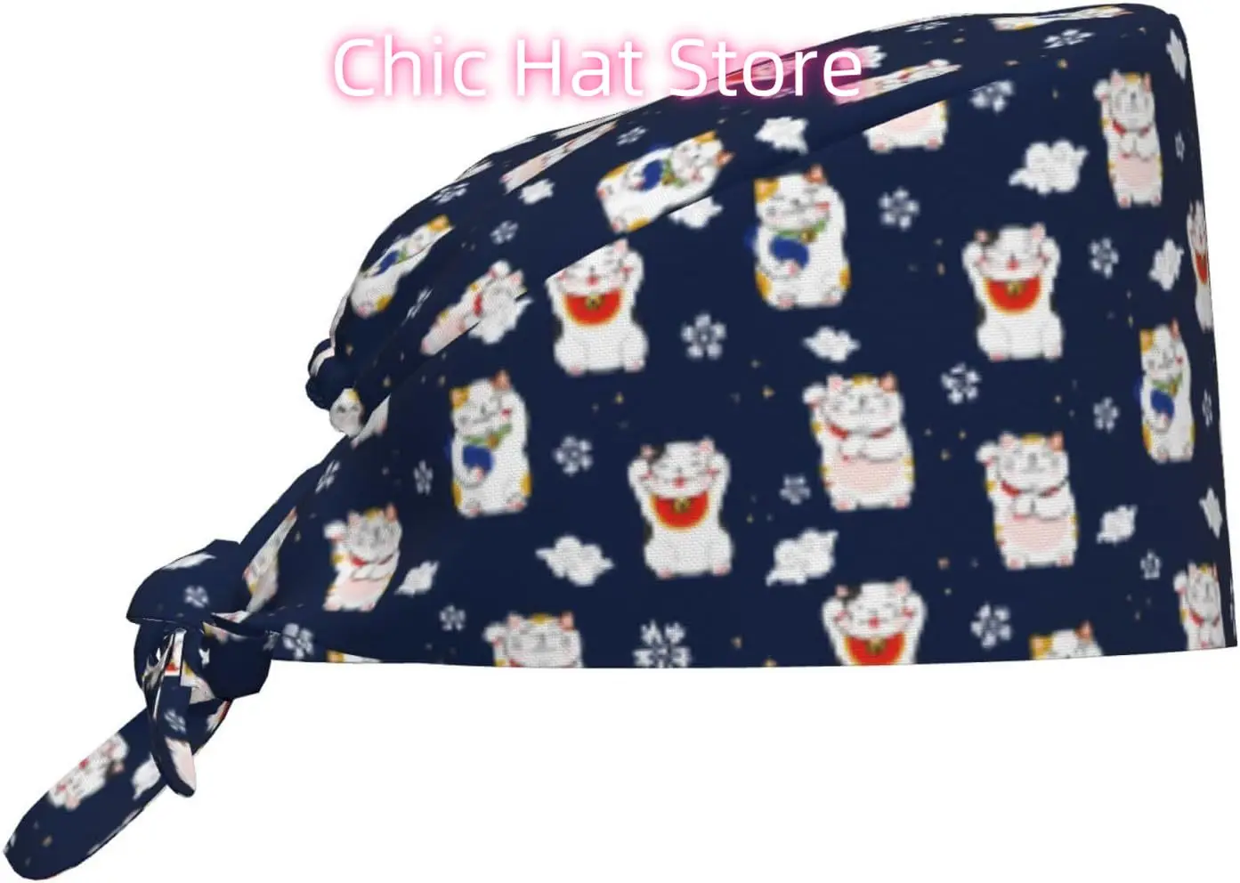 

Working Caps Cap Nurse Hat for Women Men Adjustable with Sweatband Black23