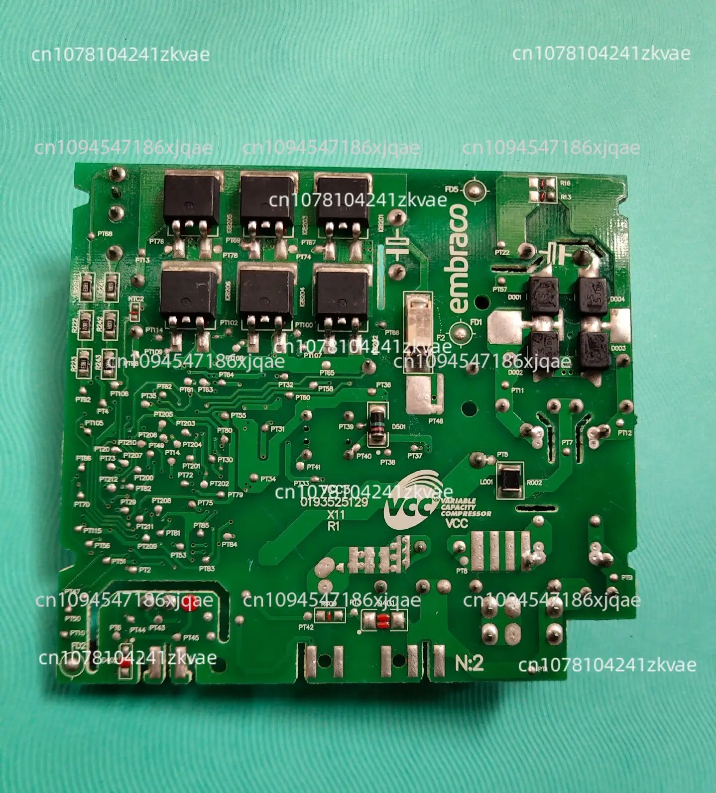 Applicable to refrigerator frequency conversion board eecon-qd vcc3 2456 95 control drive board 0193525078