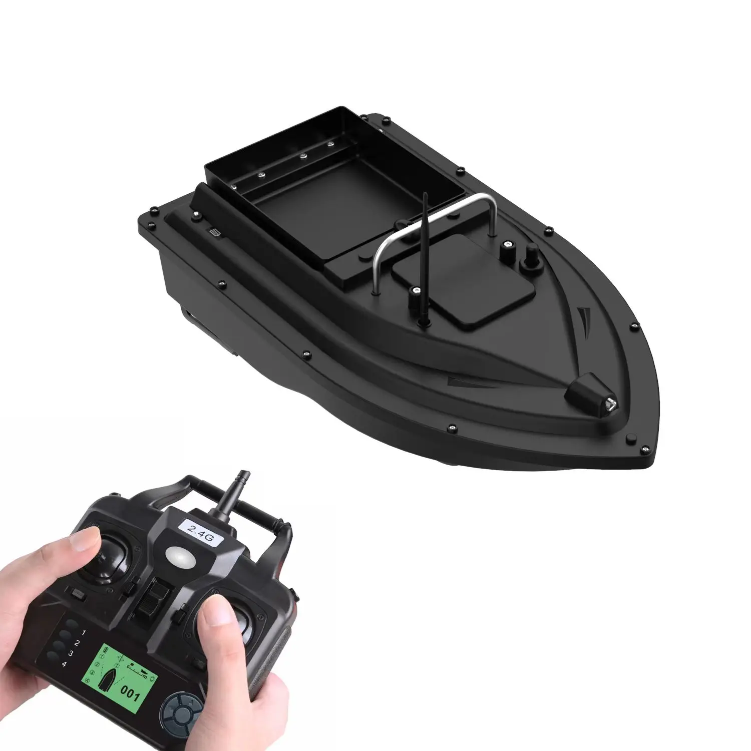 180 GPS Positioning Points Remote Control Carp Fishing Boat With Sonar Fish Finder Plastic Bait Boat