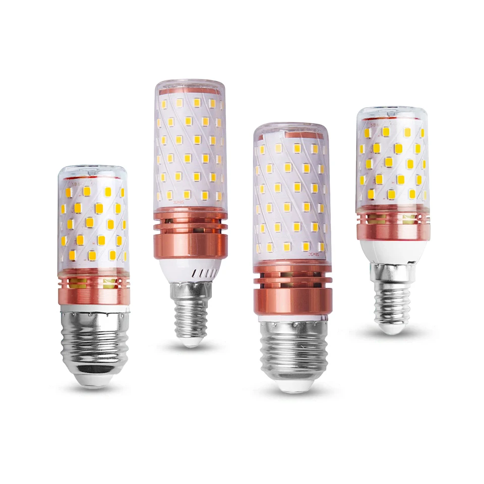 1PC 85-265V LED 電球 Led キャンドル電球 E14 E27 テーブルコーンランプ Led 3 ワット 6 ワット 9 ワット 12 ワット 15 ワットボンビージャシャンデリアホームと装飾