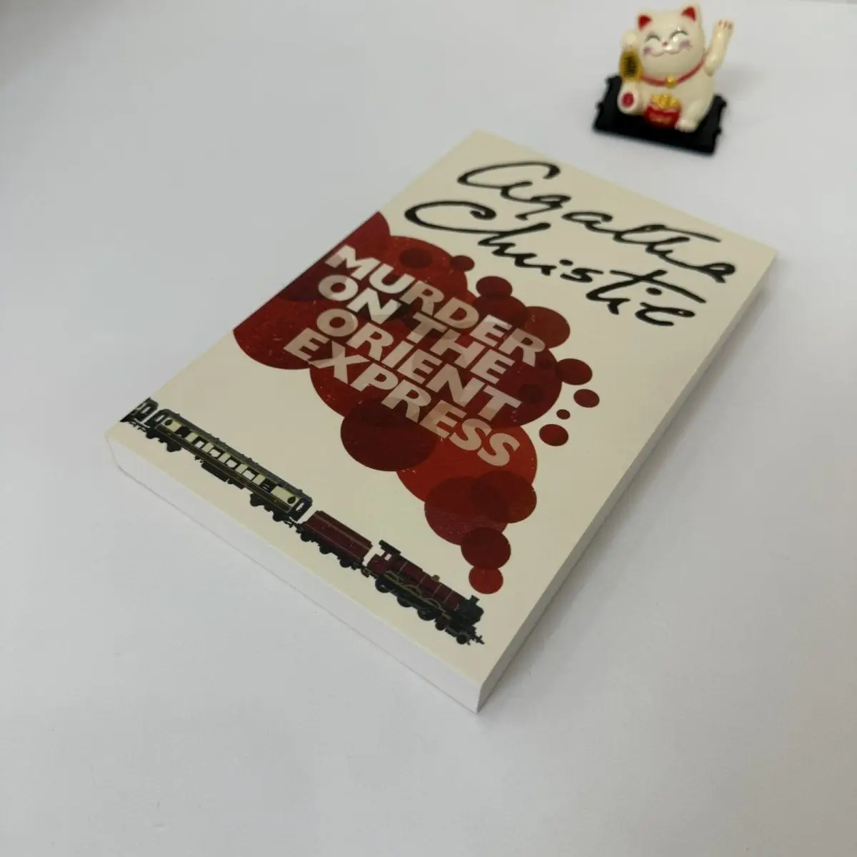 النسخة الإنجليزية الأصلية من حالة القتل على سلسلة أورينت إكسبريس أجاثا كريستي بوارو من الروايات Libros Livros