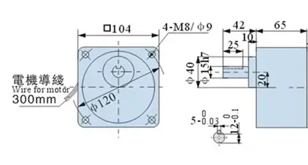 6GU  Gear Reducer box Gear Ratio 1:3-1:500 Suitable for 220V 200W 250W 400W AC Gear Motor