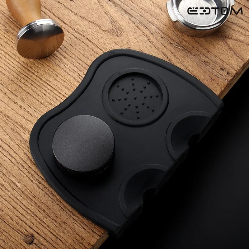 High Quality Espresso Coffee tamper mat Silicon rubber corner mat(no coffee stamper) Slip-Resistant Pad Tool