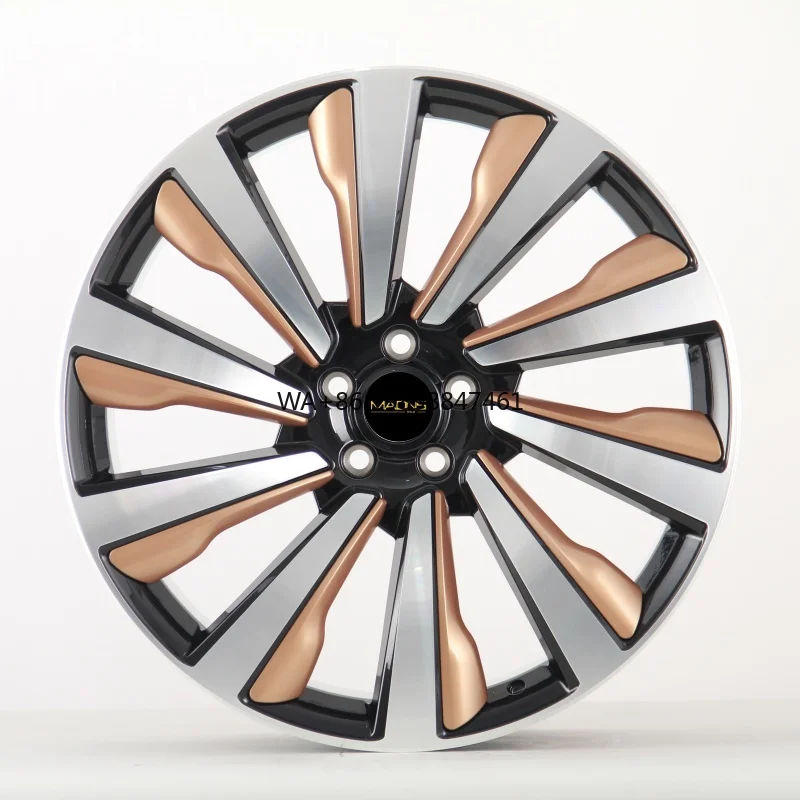 

Wheelshome Maons Ready to Ship Aluminium Rim 22 23 Inch 5 X 120 Multi Spoke BMF Gunmetal Bronze Forged Wheel for Range Rover