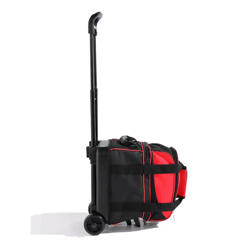 In Stock OEM Customizable Polyester Single Ball bag with wheels bowling bags