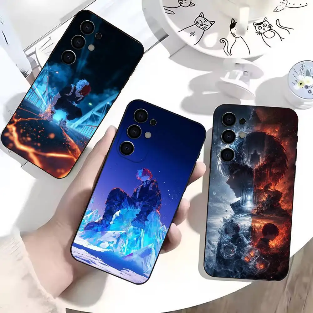 Todoroki Shoto I-My Hero Academia Phone Case Soft Black For Samsung S24,S21,S22,S20,S23,S30,Ultra,S20,Plus