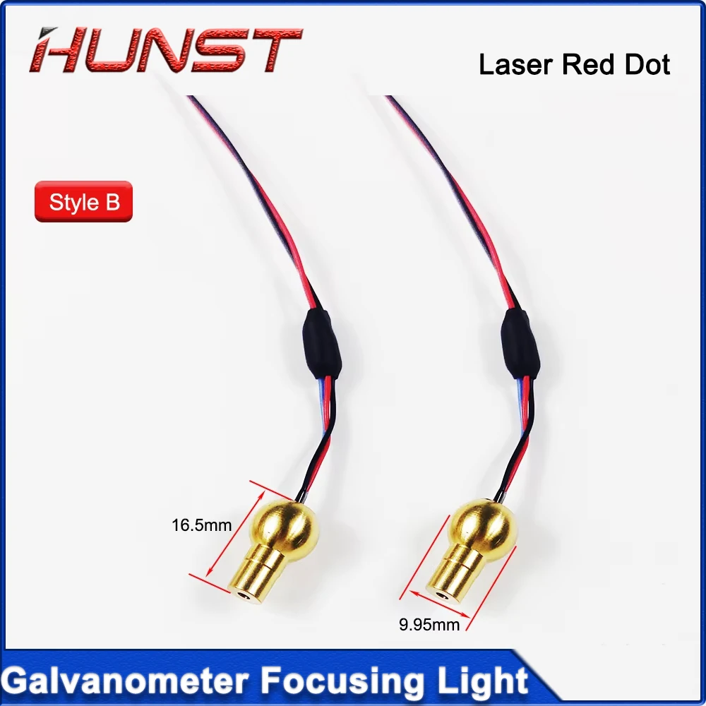 HUNST Laser Marking Machine Focusing Light Suitable For SG7110 RC1001 RC7110 Laser Galvanometer Scanner 650NM
