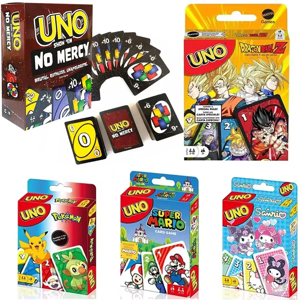 Uno No mercy Game Board Games UNO Cards Table Family Party Entertainment UNO Games Card Toys Children Birthday gift