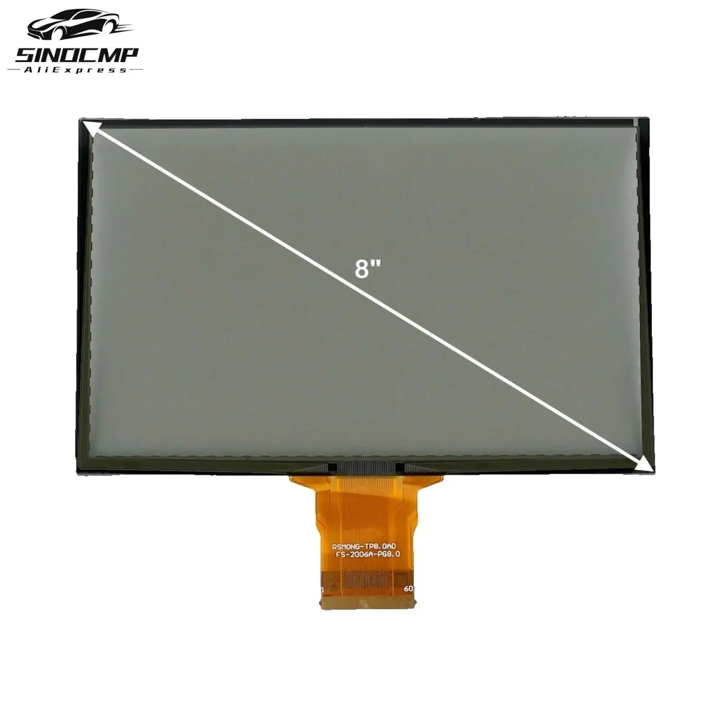 

LCD Monitor Touch Screen LQ080Y5DZ05 for 2013-2018 Ford F-250 S Duty SYNC 3 Ford Radio Gauge Sets Dash Panels Interior Parts