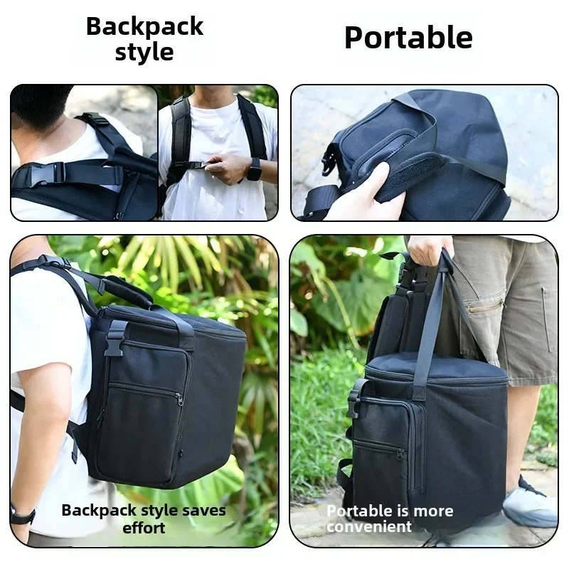 Mochila de transporte de viagem Txesign para Bose S1 Pro/Bose S1 Pro +, capa deslizante com alça de ombro, bolsa de transporte portátil