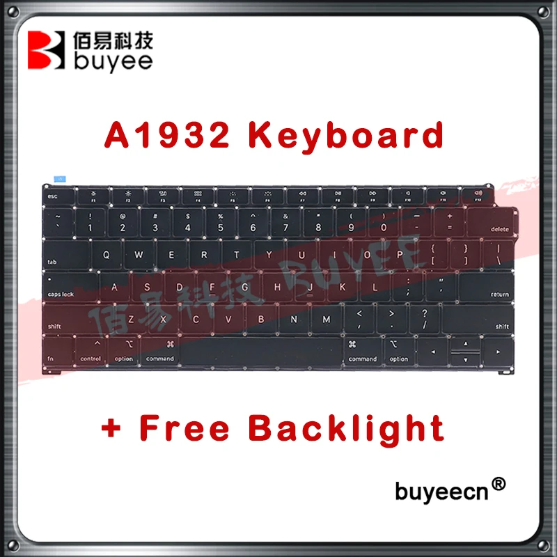 

Original New A1932 US UK RU DE Czech Keyboards For MacBook Pro Retina 13.3" A1932 Russian German Laptop Keyboard Replacement