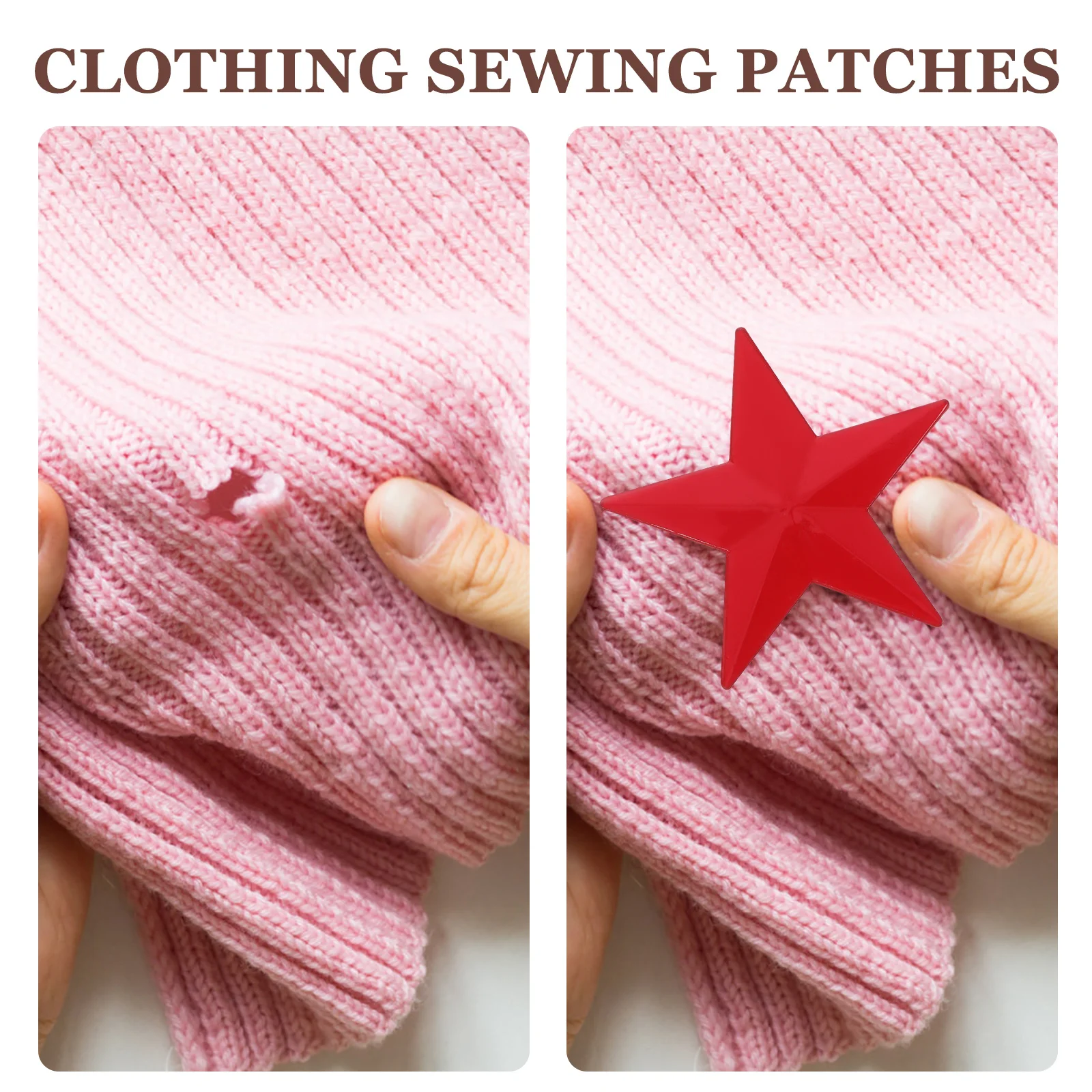 10 قطعة قبعة نجمة خماسية بروش خفيفة الوزن دبابيس التلبيب الألومنيوم للقبعات والسترات حقائب الظهر شارة الصدر أنيقة للجنسين #3