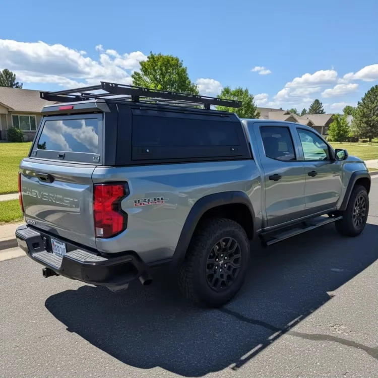 Locking Function Window Waterproof Hardtop Canopy for Toyota Hilux Ford F150 Ram 1500 Nissan Assembled Split Design 2