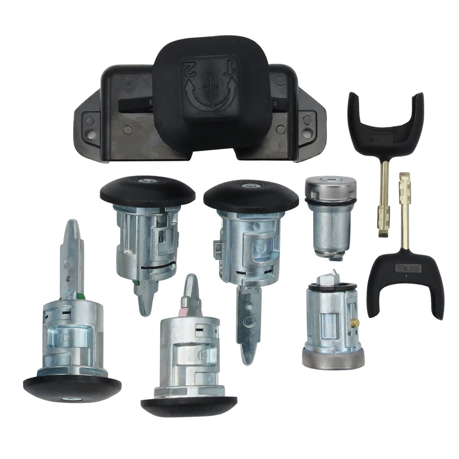 

Complete Vehicle Full Lock Set & 2 Keys LHD for Ford Transit 2006-2011 4874508 1482534 6C1AV22050CB Accessories