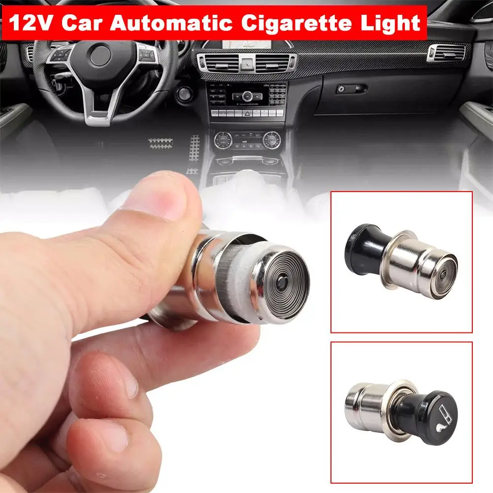 Car Cigarette Lighter Plug Power Adapter Smoke For Motorcycle Auto Truck 12-24V Power Socket Car Accessories Interior T4X3