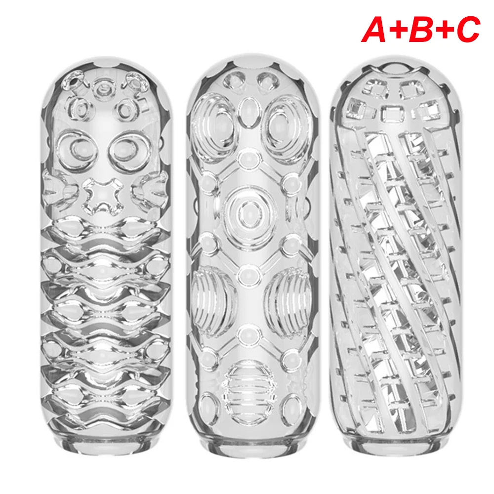 Transparent Vagina Sex Toys for Men Adult Products Soft Pussy Adult Endurance Exercise Male Masturbation Device Aircraft Cup view 6