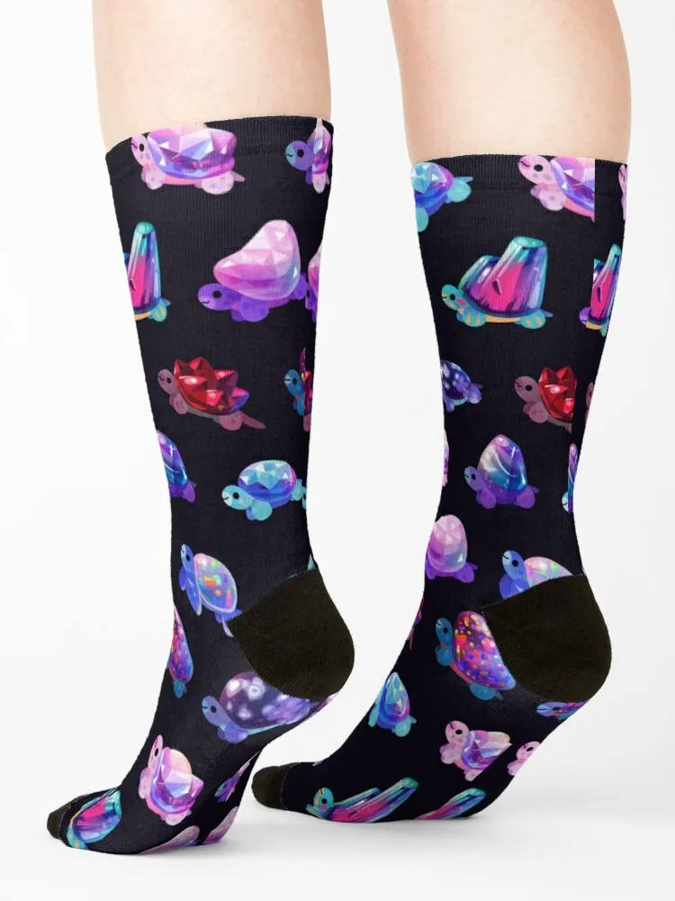 Jewel turtle Socks Heating sock Christmas designer brand Crossfit Socks For Men Women's