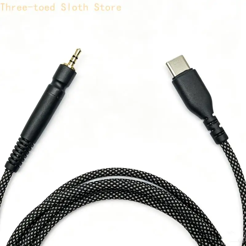 USB-C-Headset-Kabel, geflochtenes Ersatzkabel für GSP350 GSP500/600/670 E74A – Detail 4