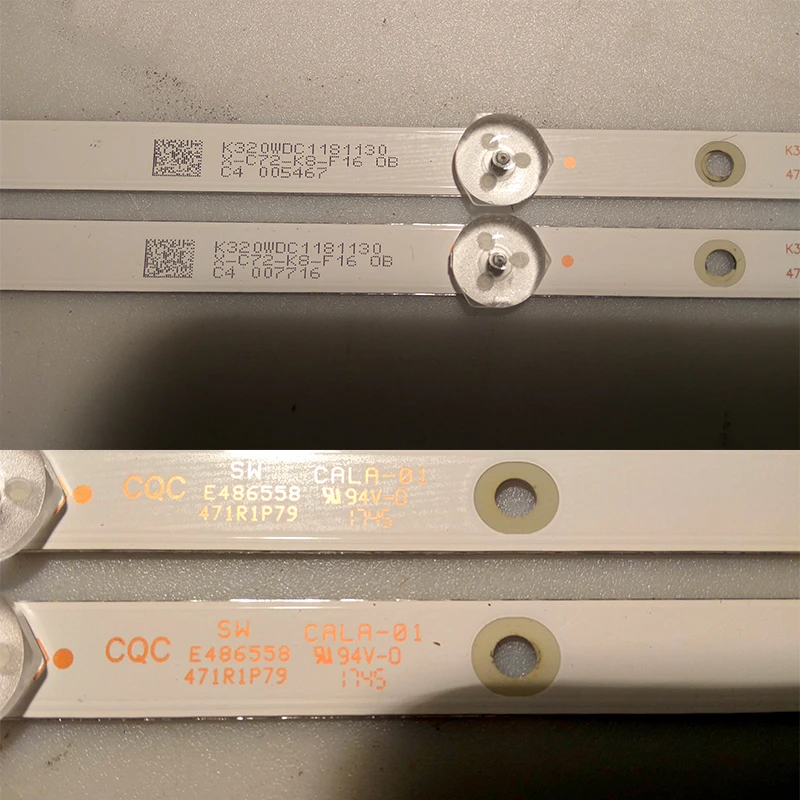 TV LED Bande Bar K20WDC1 A2 Striscia di retroilluminazione per Philips 32PHS4012 32BDL4012N/62 Array Righelli 4708-K32WDC-A2113N01 K320WDC2B Nastro