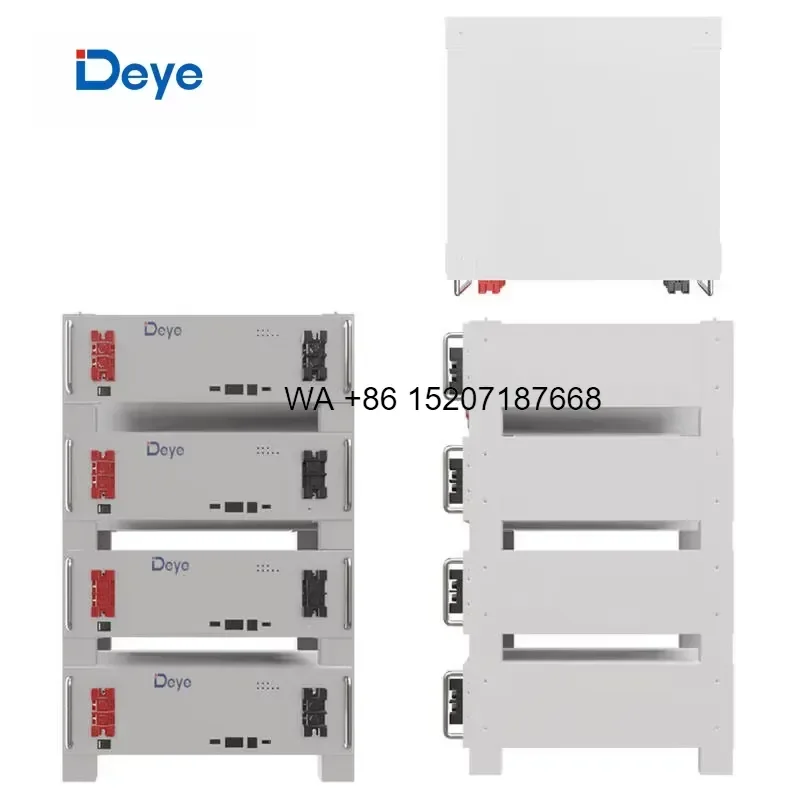 Wmwmnu for Deye 51.2V 100Ah Lithium Ion Battery G5.1Pro-B EU Stock Stackable Unit for Enhanced Home Solar System Energy