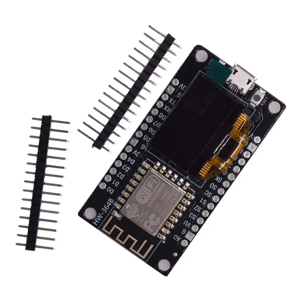 NodeMCU ESP8266 V3 Development Board With 0.96 Inch OLED Display CH340 ESP-12F WiFi Module TYPE-C USB For Arduino/Micropython