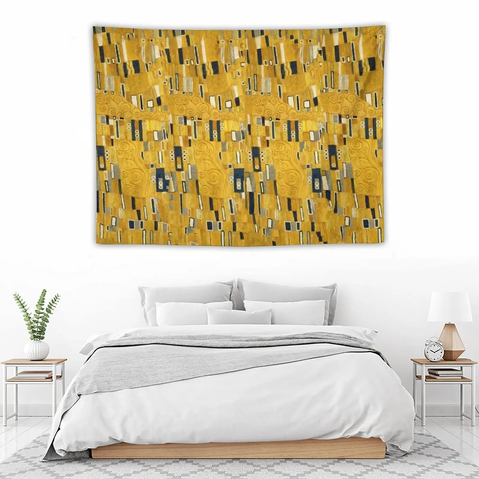 

Gustav Klimt The Kiss - pattern Tapestry Cute Room Things Tapete For The Wall Room Design Tapestry