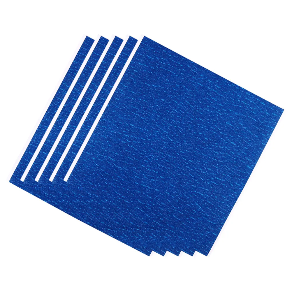 

5 Pcs 3D Printer Heat Bed Sticker Adhesive Tape Textured Paper Sheets Protect Surface Long Lasting Easy Apply Remove