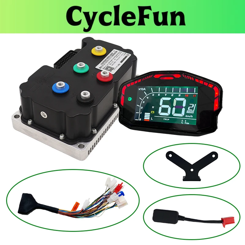 

Контроллер синусоидальной волны FarDriver ND72530 4KW-6KW 350A с дисплеем DKD для электрических мотоциклов, комплекты для переоборудования велосипедов и скутеров