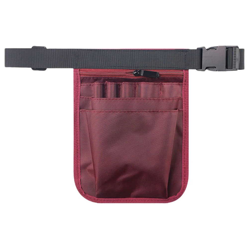 포켓이 있는 서버 앞치마 허리 주머니 웨이터 허리 팩 조절 가능한 벨트 레스토랑용 서빙 파우치 작업