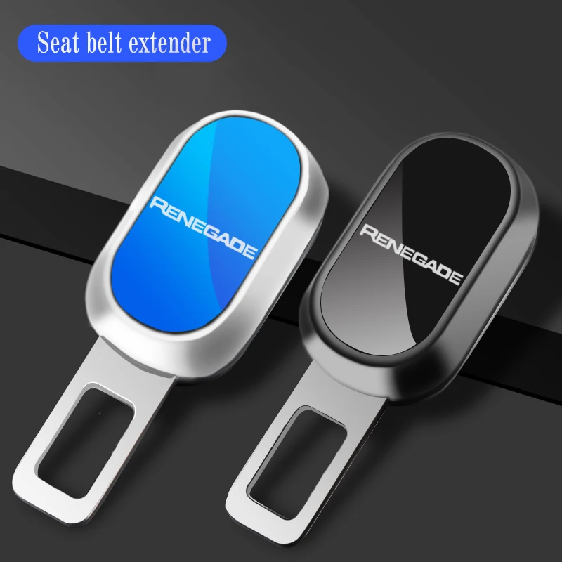 

1/2PCS Car Seat Belt Clip Extender Safety Belt Cover Seat Belt Padding For Jeep Renegade 2016-2025 Extension Buckle Accessories