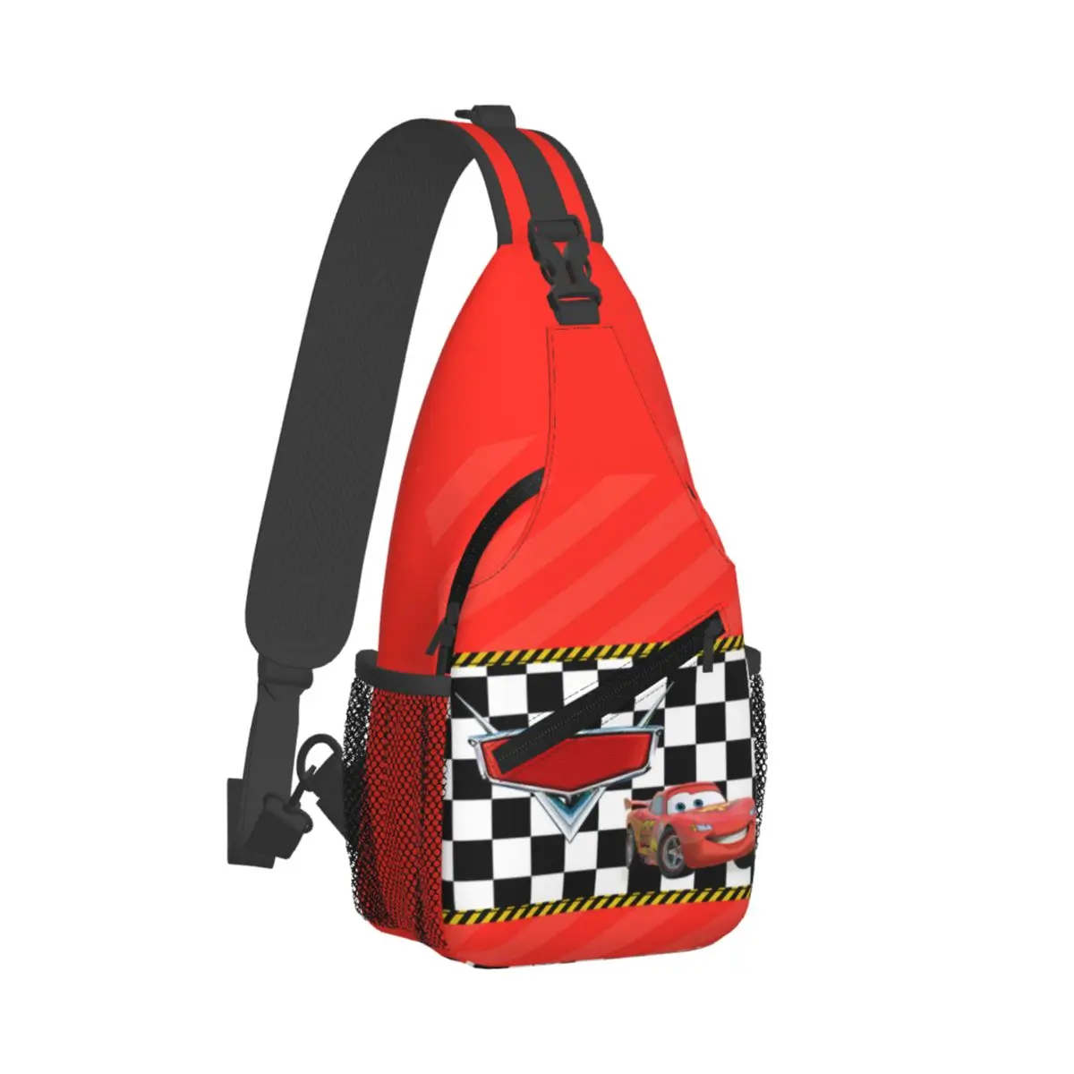 Custom 3Lightning Mcqueen Backpack Cartoon Cars For Traveling Bags Shoulder Crossbody Chest Backpack Sling Crossbody Backpack