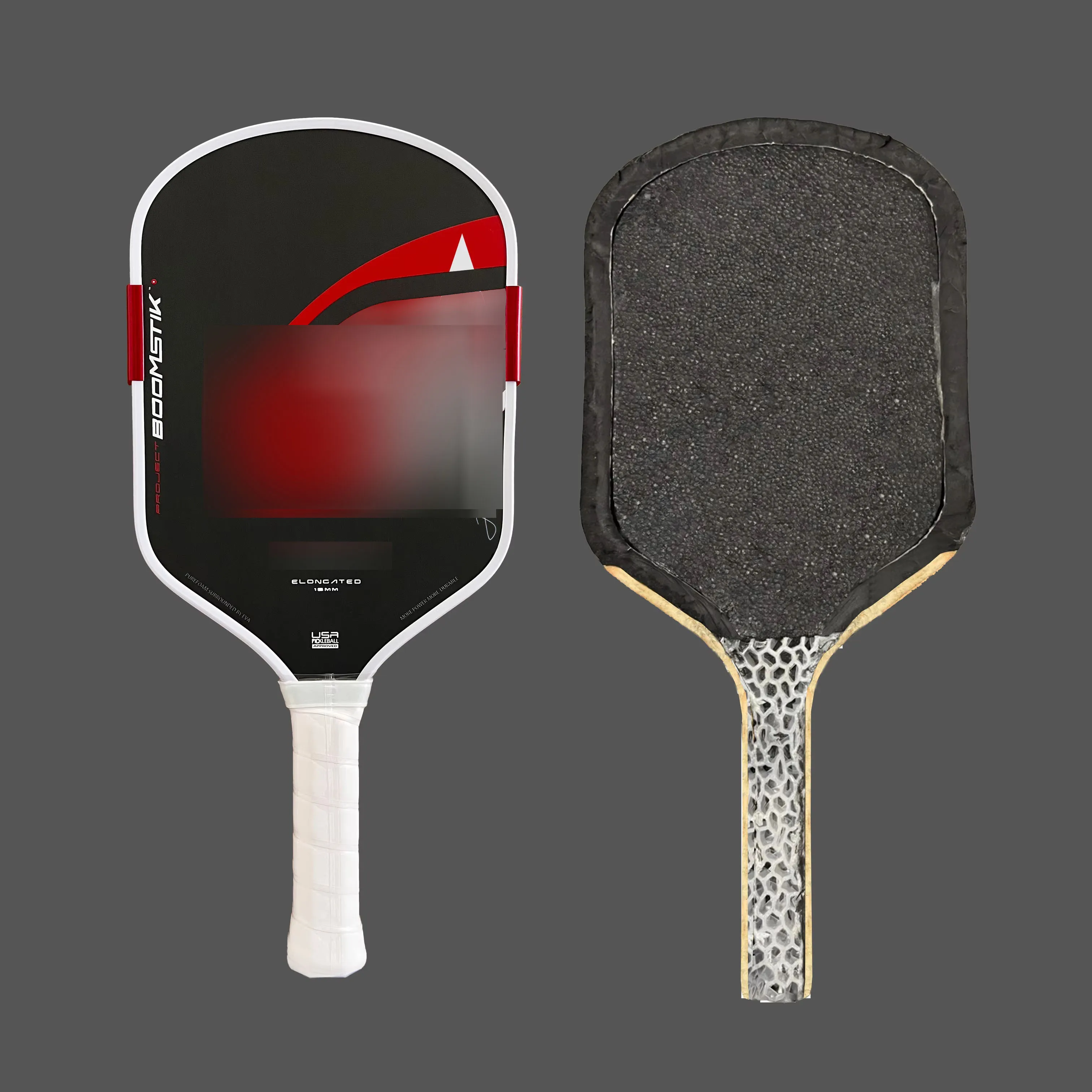 

Boomstik Carbon Fiber Pickleball Paddle | EPP Core EVA Foam | Max Power Control | All Skill Levels Premium All-Court Racket